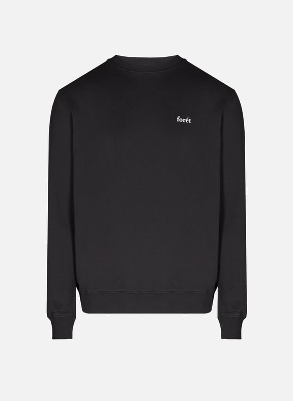Sweatshirt en coton Noir by FORÉT FORÉT Sweatshirt en coton Noir