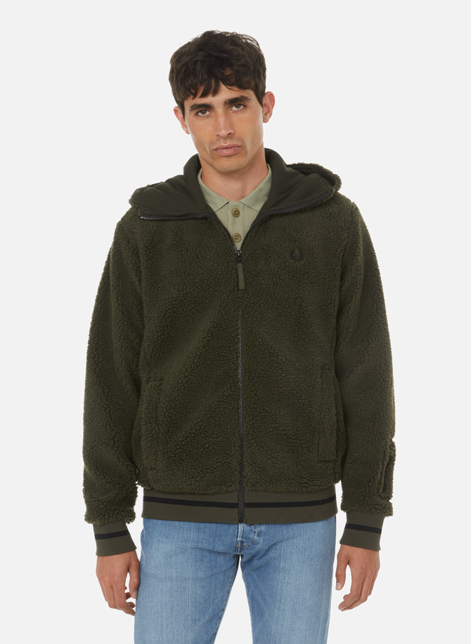 Hoodie polaire à zip Borg FRED PERRY