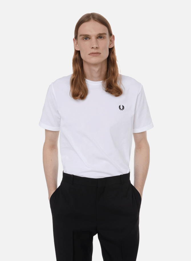 FRED PERRY contrast-trimmed T-shirt