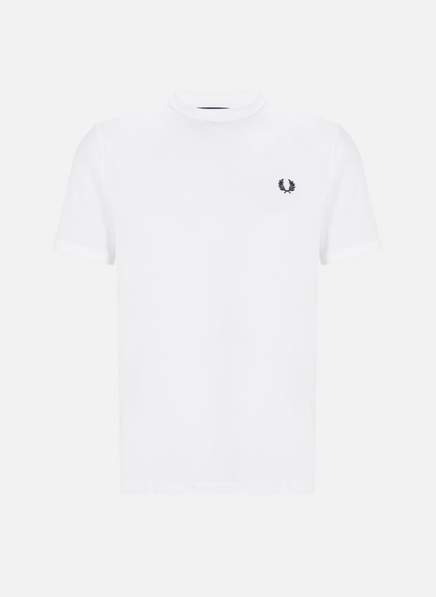 T-shirt with contrasting borders WhiteFRED PERRY 