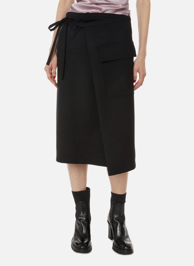 GAUCHERE asymmetrical midi skirt