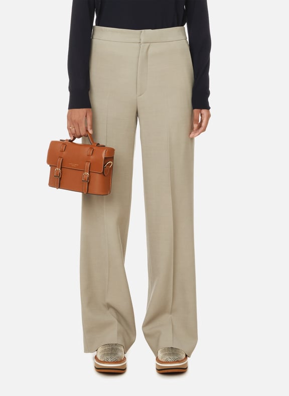 Pantalon Tilla en laine vierge mélangée Gris by GAUCHERE GAUCHERE Pantalon Tilla en laine vierge mélangée Gris