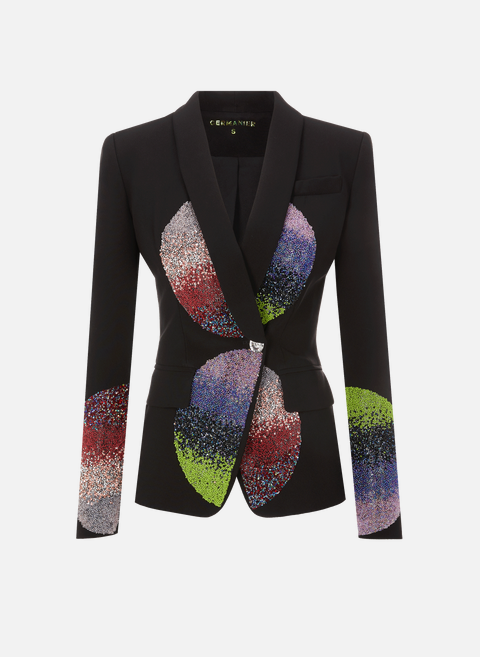 Suit jacket with pearl details MulticolorGERMANIER 
