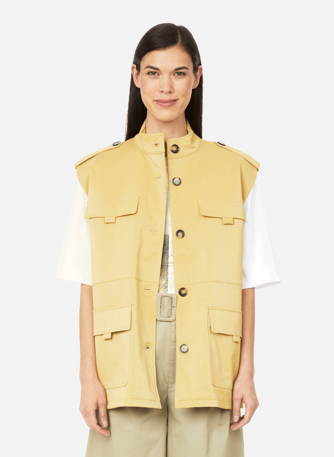 Eya sleeveless jacket in cotton GESTUZ