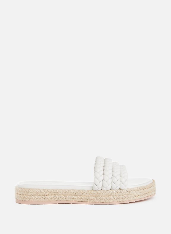 Claquette Marbella Blanc by GIANVITO ROSSI GIANVITO ROSSI Claquette Marbella Blanc