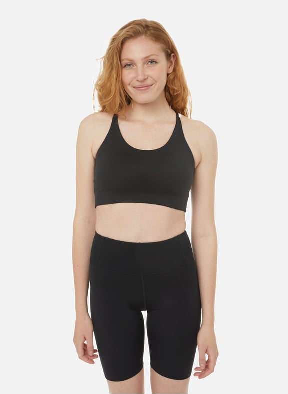 Brassière Float Cleo en fibres recyclées Noir by GIRLFRIEND COLLECTIVE GIRLFRIEND COLLECTIVE Brassière Float Cleo en fibres recyclées Noir