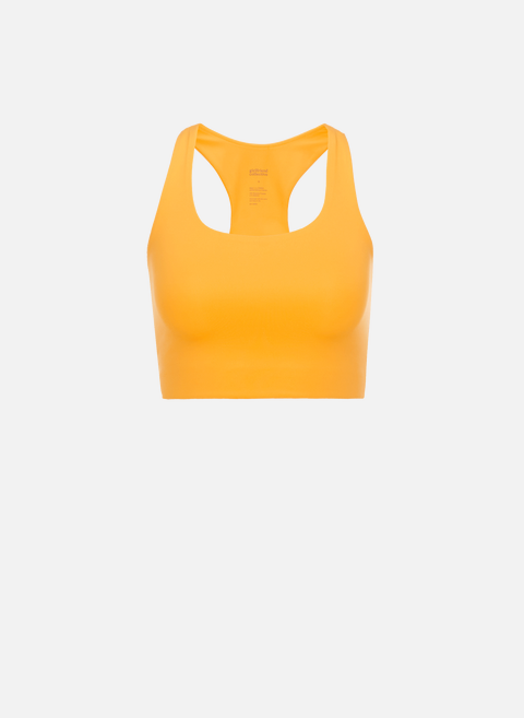 Paloma bra in recycled polyester OrangeGIRLFRIEND COLLECTIVE 