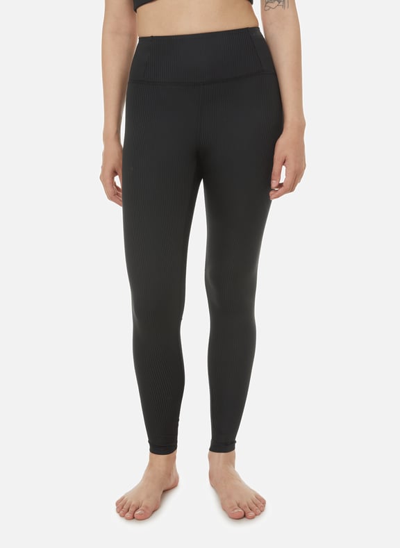 Legging côtelé en polyester recyclé Noir by GIRLFRIEND COLLECTIVE GIRLFRIEND COLLECTIVE Legging côtelé en polyester recyclé Noir