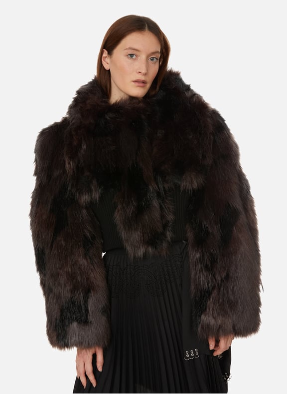 Blouson en fausse fourrure Marron by GIVENCHY GIVENCHY Blouson en fausse fourrure Marron
