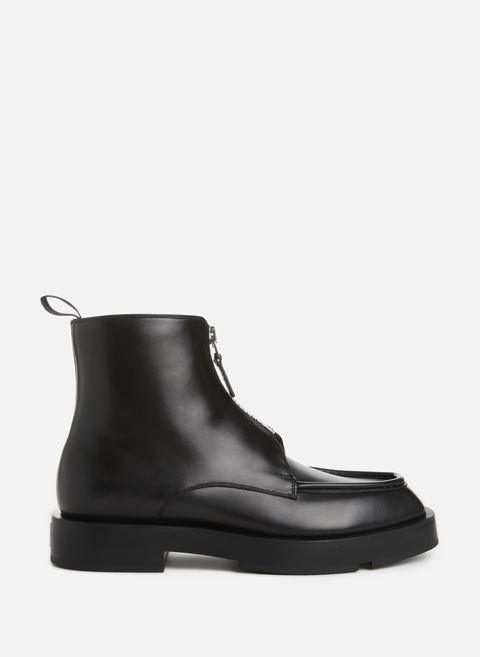 Black leather ankle bootsGIVENCHY 