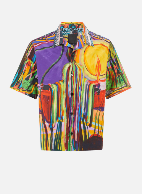 Printed cotton shirt MulticolorGIVENCHY 