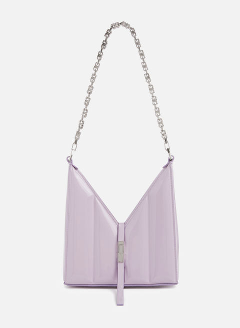 Mini-Cut-Out-Tasche aus violettem LederGIVENCHY 