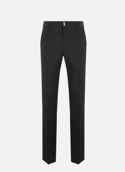 Slim wool and mohair pants BlackGIVENCHY 