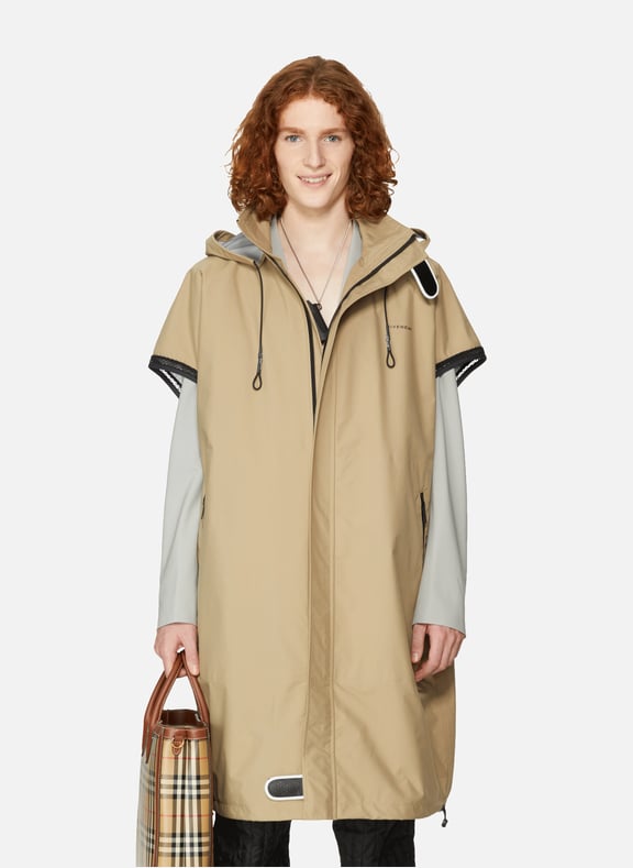 Parka à capuche sans manche Beige by GIVENCHY GIVENCHY Parka à capuche sans manche Beige