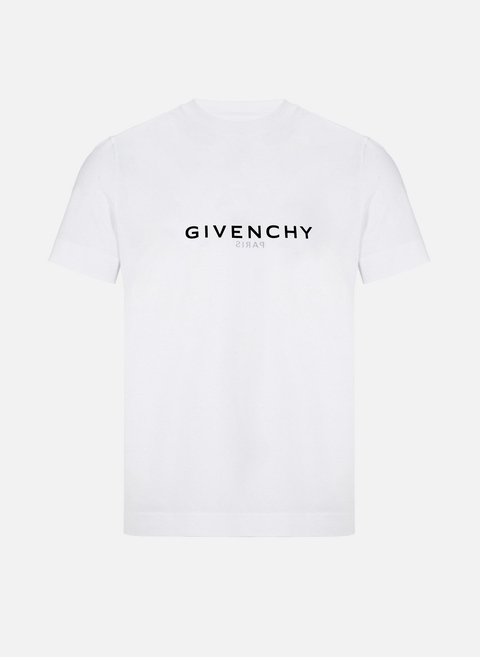 T-shirt à logo en coton BlancGIVENCHY 