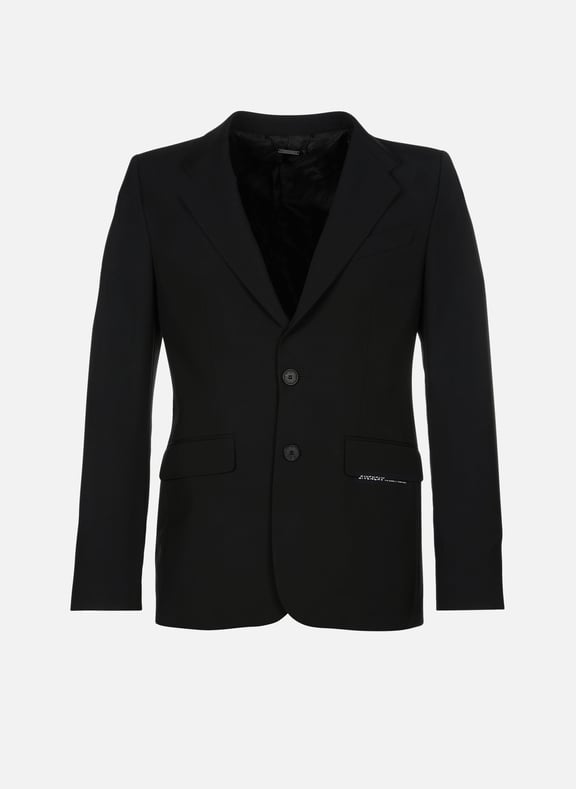 Veste Super 120'S Noir by GIVENCHY GIVENCHY Veste Super 120'S Noir