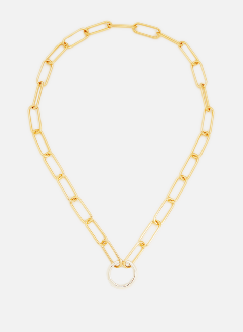The Long Link necklace in silver Golden GLENDA LOPEZ 