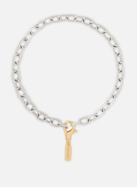 Collier XL Link Earring en argent Argent by GLENDA LOPEZ GLENDA LOPEZ Collier XL Link Earring en argent Argent