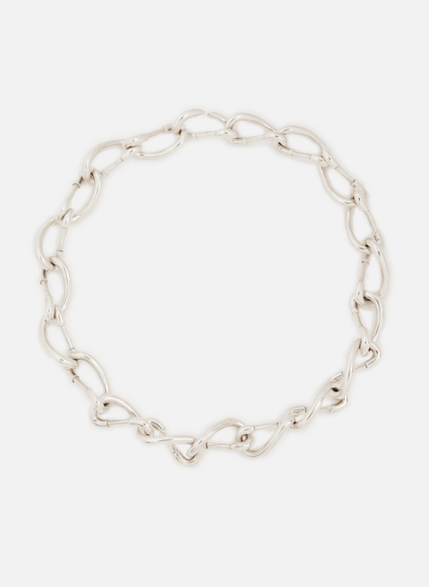 XL-Silberrohr-Halskette SilberGLENDA LOPEZ 