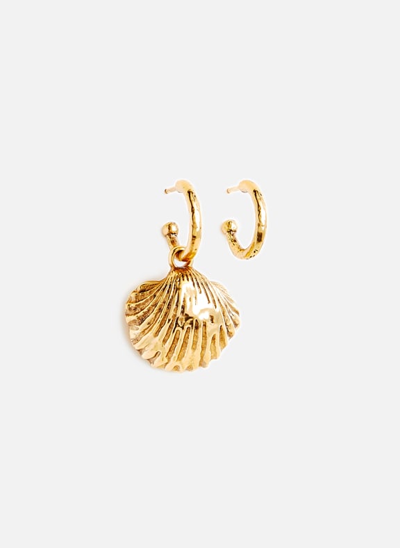 Boucles d'oreile Coquillage Doré by GOOSSENS GOOSSENS Boucles d'oreile Coquillage Doré
