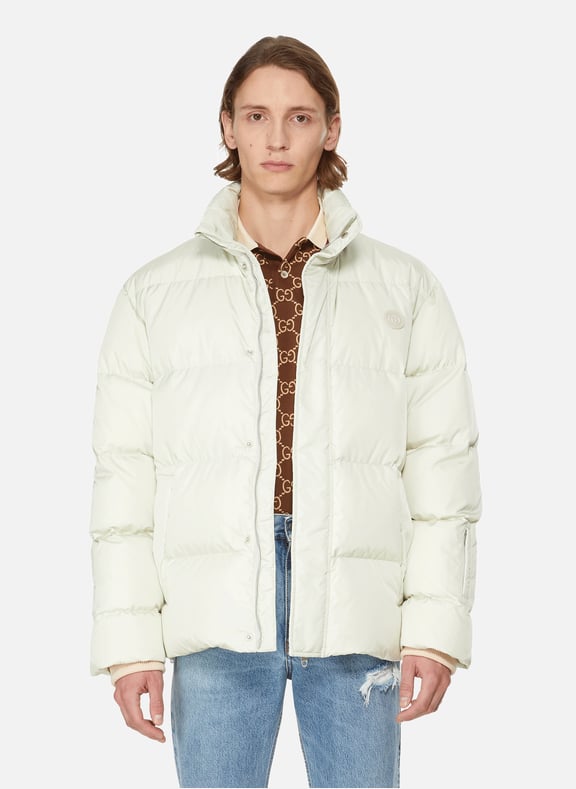 Doudoune imprimée Blanc by GUCCI GUCCI Doudoune imprimée Blanc