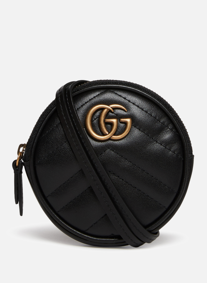 GG Marmont Minitasche aus Leder mit Chevron-Steppung GUCCI