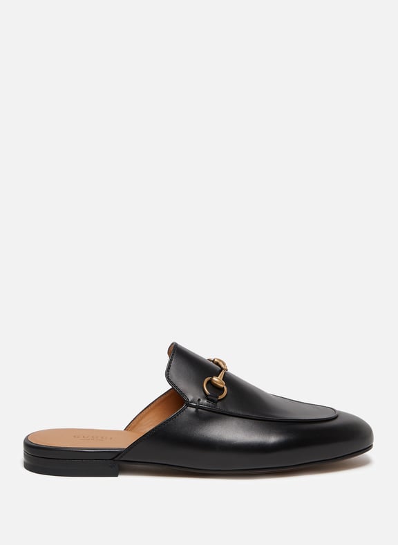 MULES PRINCETOWN EN CUIR LISSE GUCCI pour FEMME Printemps