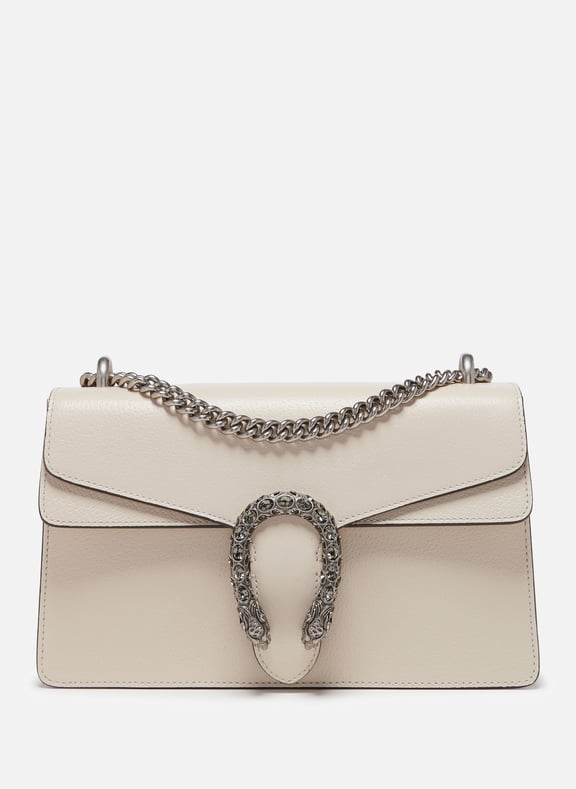 Petit sac port paule Dionysus en cuir Blanc