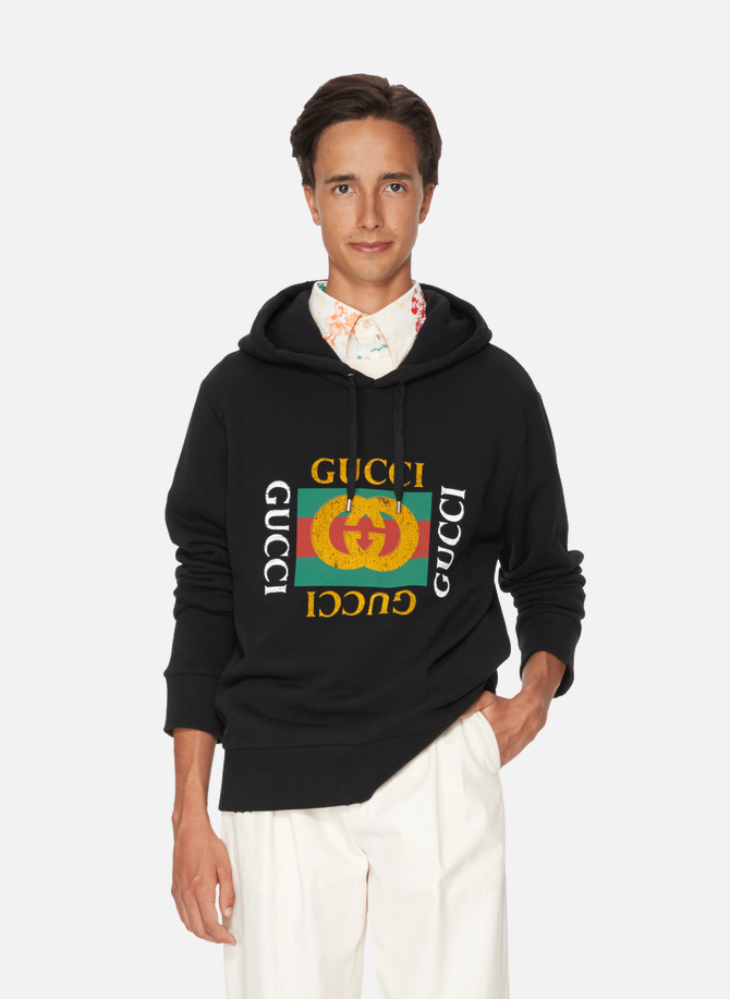 Übergroßes Sweatshirt mit Gucci -Logo GUCCI