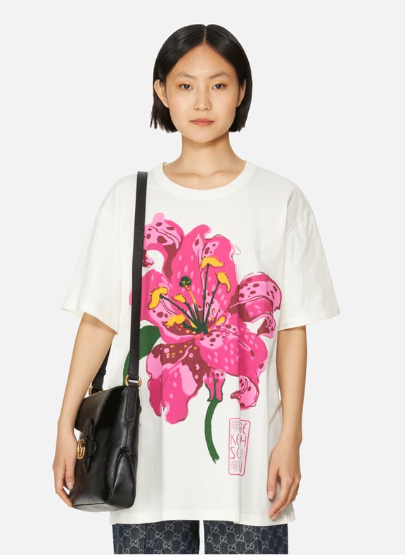 T-shirt en coton Blanc by GUCCI GUCCI T-shirt en coton Blanc