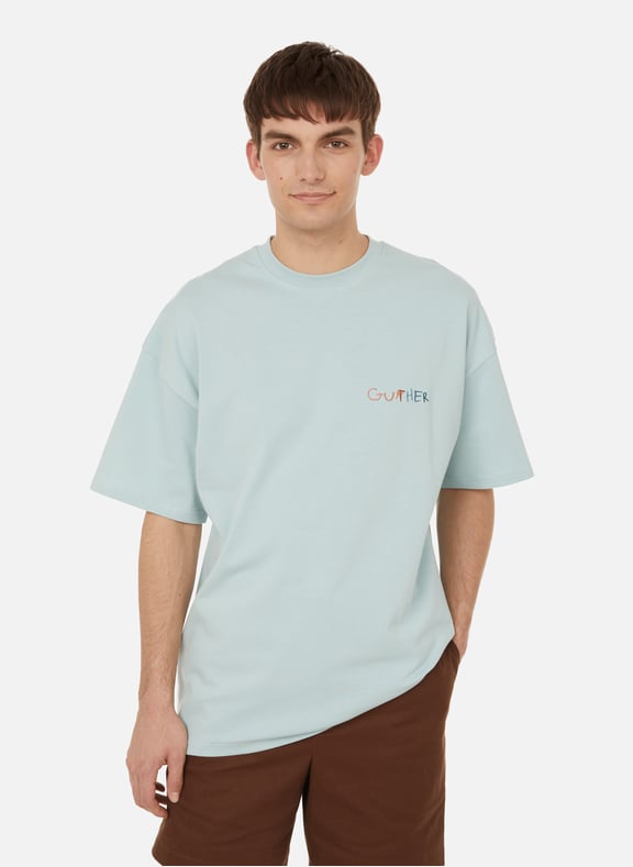 T-shirt à manches courtes Bleu by GUNTHER GUNTHER T-shirt à manches courtes Bleu