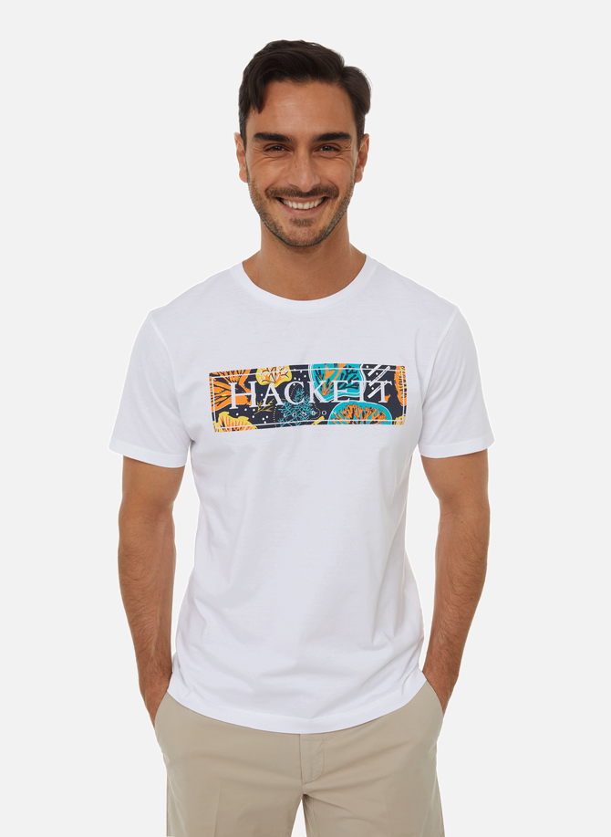 T-shirt à imprimé en coton HACKETT