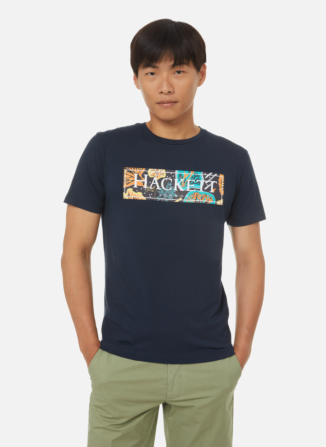 T-shirt à imprimé en coton HACKETT