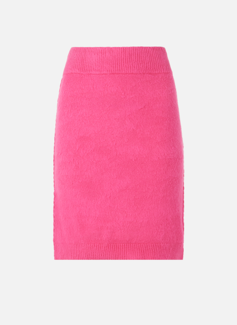 Brushed cotton-blend skirt RoseHELMUT LANG 