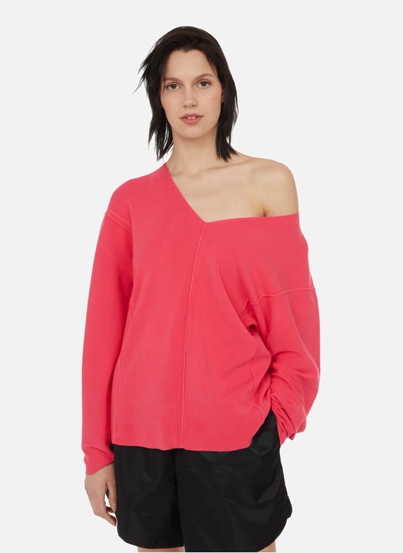 Helmut lang red sales sweater