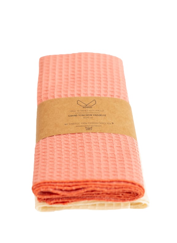 Grand torchon vaisselle - Lot de 2 Orange by HOKKO HOKKO Grand torchon vaisselle - Lot de 2 Orange