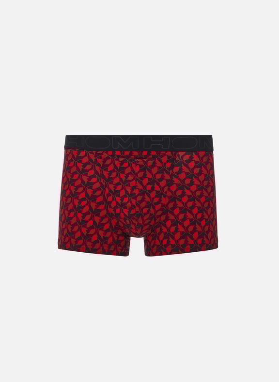 Boxer à imprimé en coton et modal Rouge by HOM HOM Boxer à imprimé en coton et modal Rouge