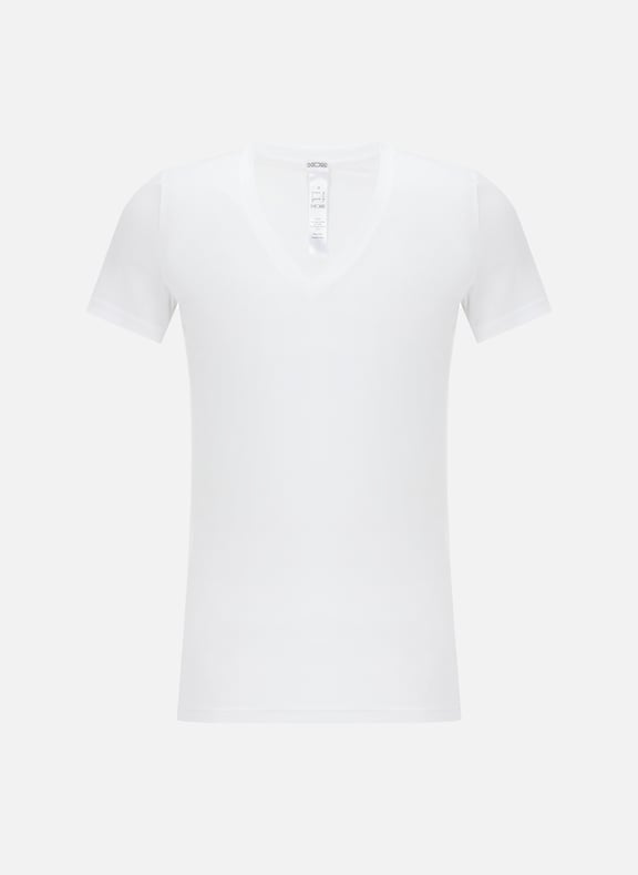 T-shirt col V Blanc by HOM HOM T-shirt col V Blanc