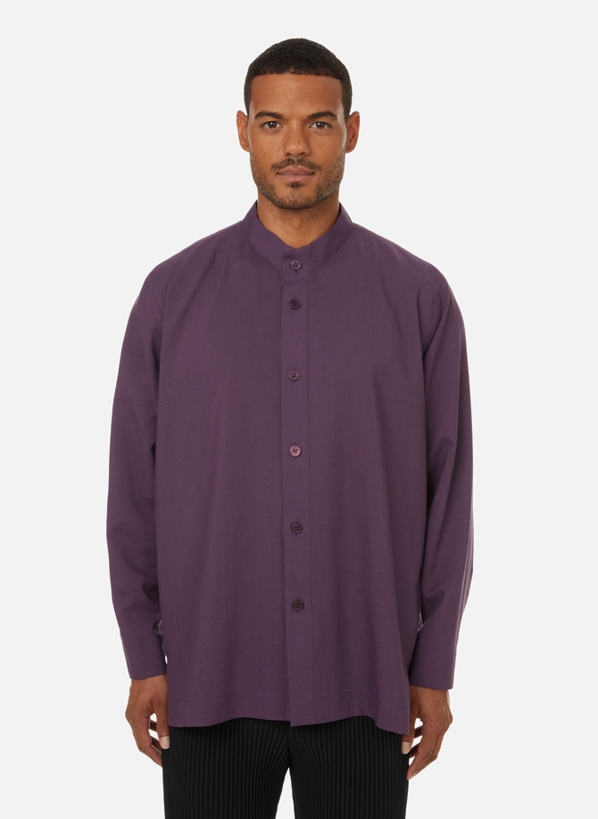 Chemise à col mao HOMME PLISSE ISSEY MIYAKE