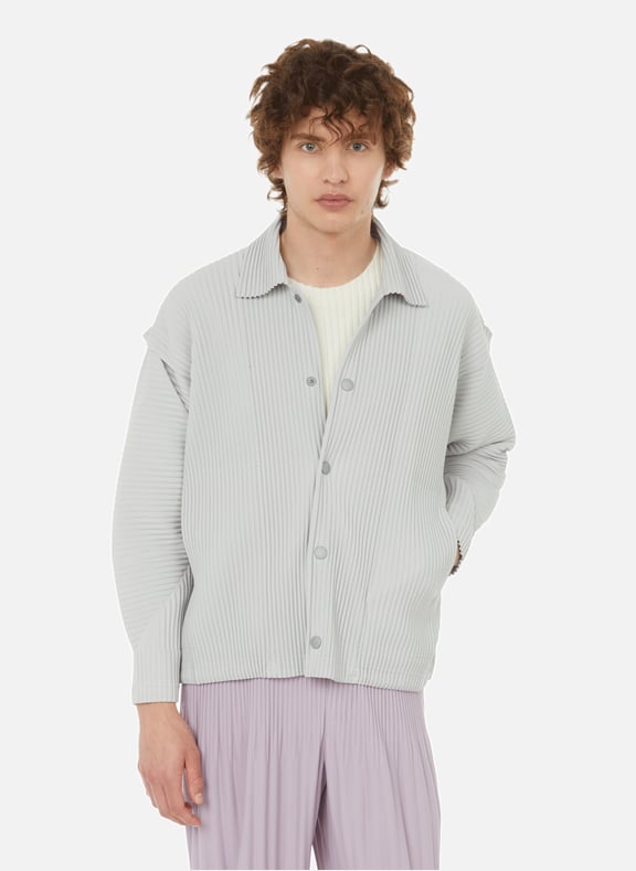 Chemise plissée Gris by HOMME PLISSE ISSEY MIYAKE HOMME PLISSE ISSEY MIYAKE Chemise plissée Gris