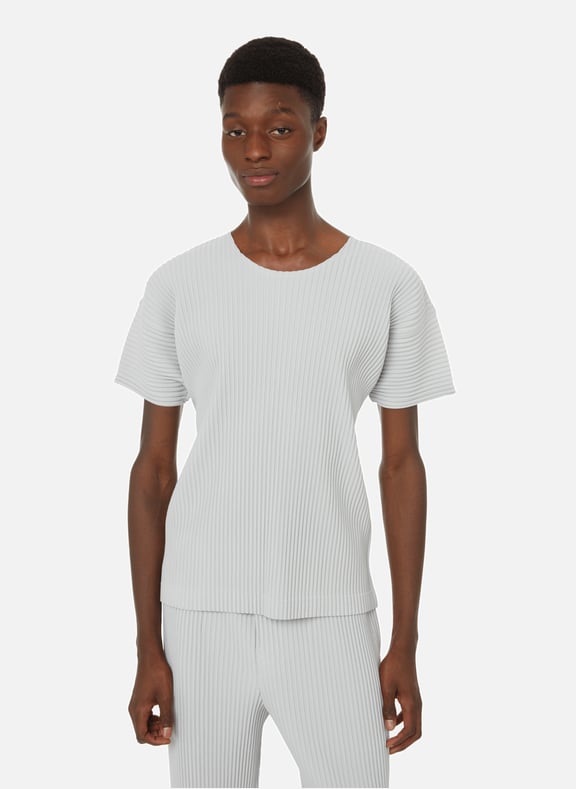 T-shirt effet plissé Gris by HOMME PLISSE ISSEY MIYAKE HOMME PLISSE ISSEY MIYAKE T-shirt effet plissé Gris