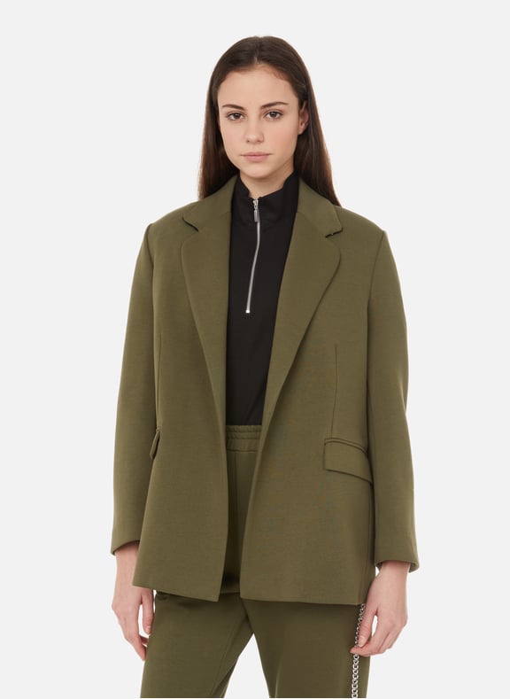 Blazer Lycia en coton mélangé Vert by IN THE MOOD FOR LOVE IN THE MOOD FOR LOVE Blazer Lycia en coton mélangé Vert