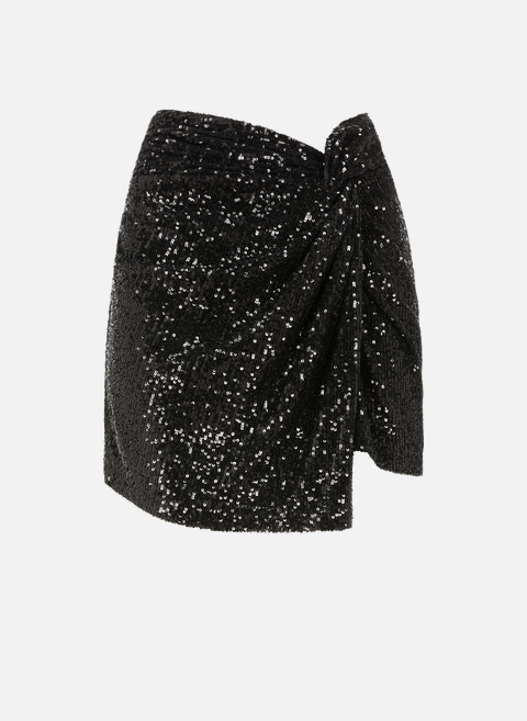 Sequin mini skirt BlackIN THE MOOD FOR LOVE 