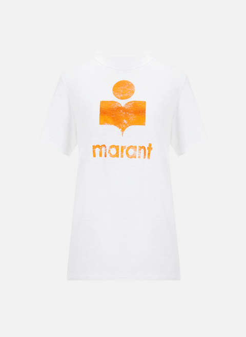 T-shirt Leonea en lin OrangeISABEL MARANT 
