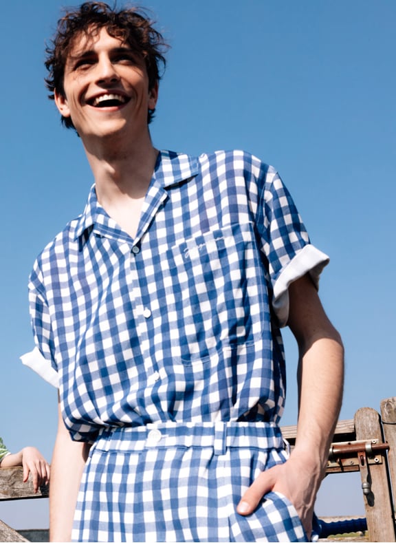La chemise Jean Bleu by JACQUEMUS JACQUEMUS La chemise Jean Bleu