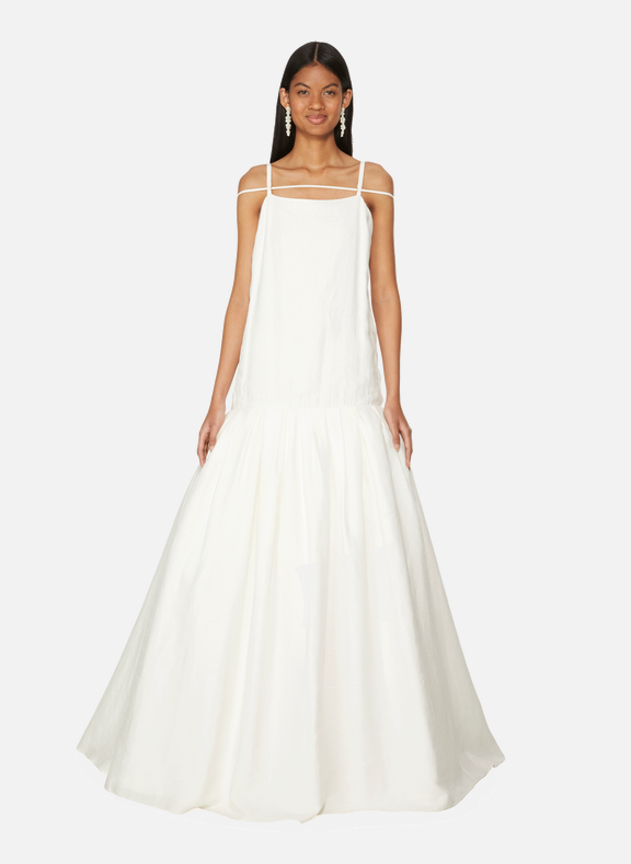 La robe Amour en lin | Beige Robes de mariée The Wedding Explorer