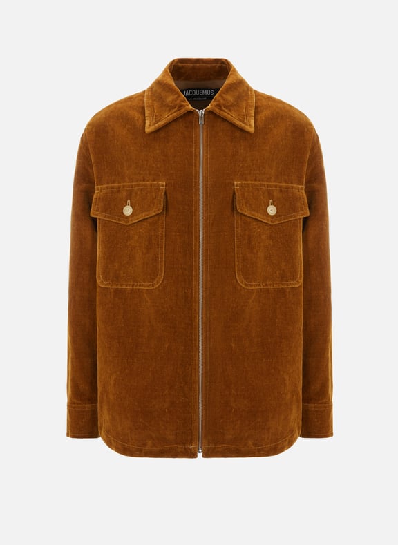 Le blouson Montagne Marron by JACQUEMUS JACQUEMUS Le blouson Montagne Marron