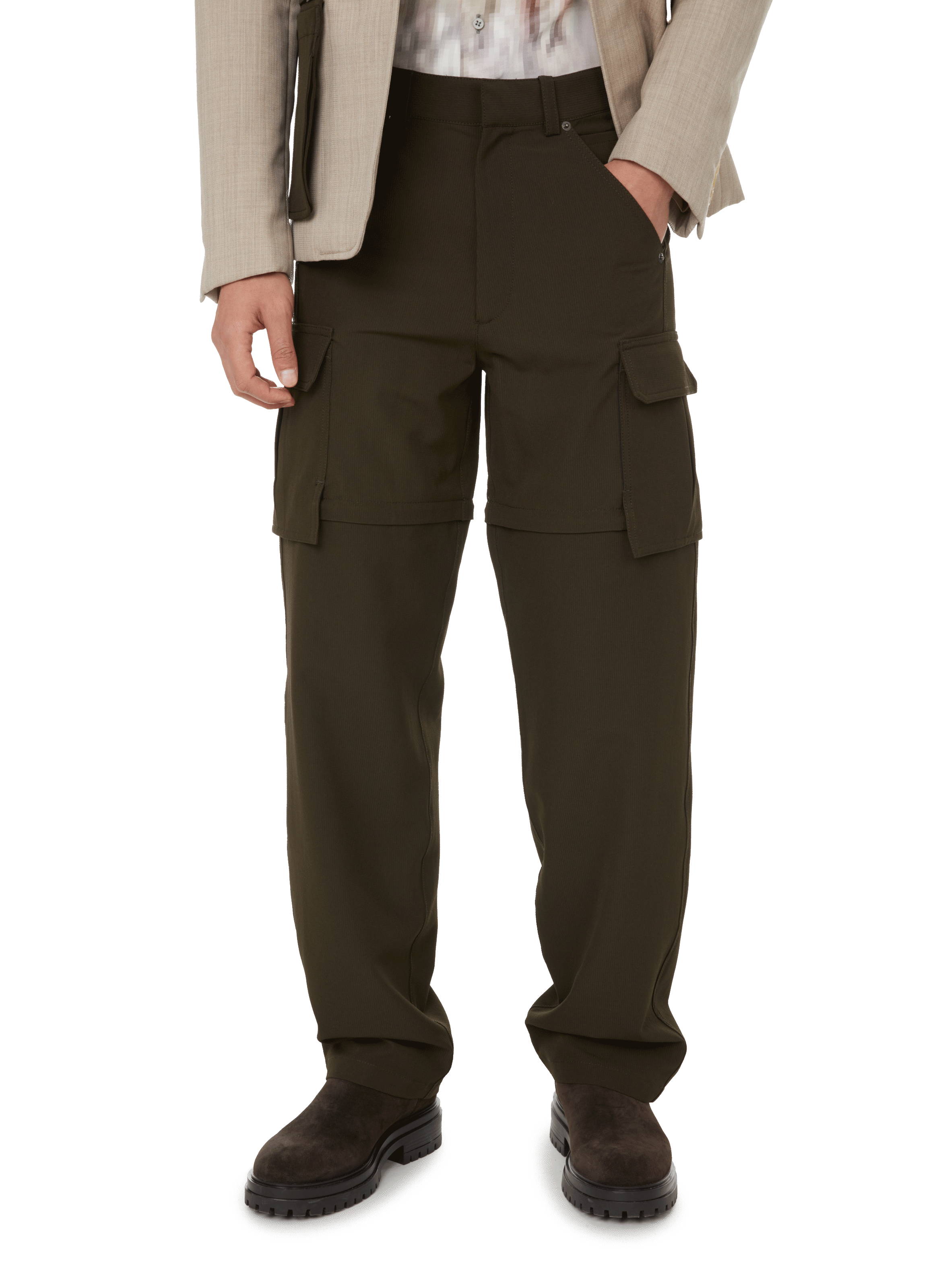 Fladen Khaki Trousers - Green, Medium : Amazon.co.uk: Fashion