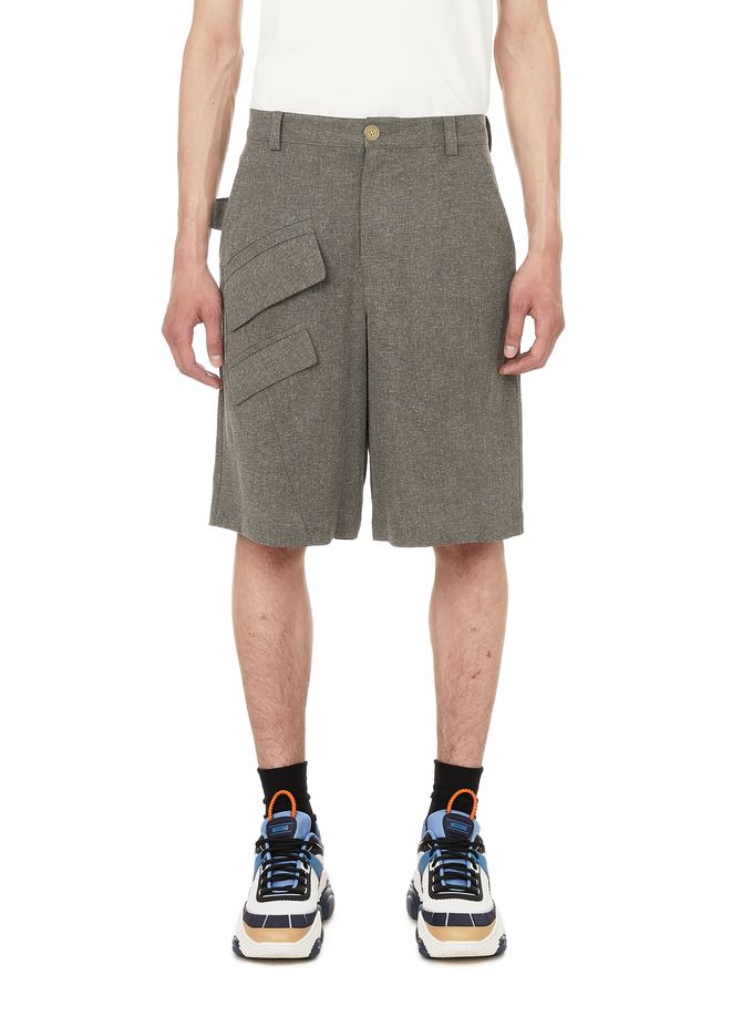 JACQUEMUS Colza-Shorts aus einer Mischung aus Leinen und Viskose