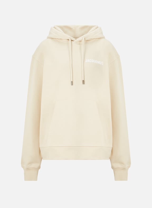 Le sweatshirt Jacquemus en coton Beige by JACQUEMUS JACQUEMUS Le sweatshirt Jacquemus en coton Beige